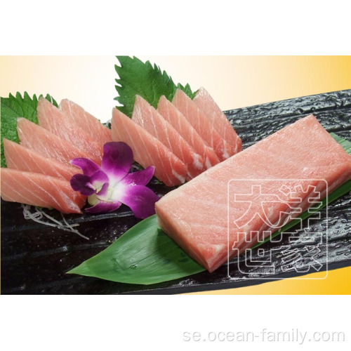 Fryst högkvalitativ skalad tonfisk